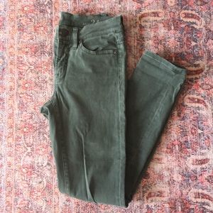JCrew Toothpick Washed Pant